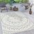 Azték mintás lapos szövésű szőnyeg nappaliba kültéri szőnyeg teraszra - türkiz 240x340 cm
