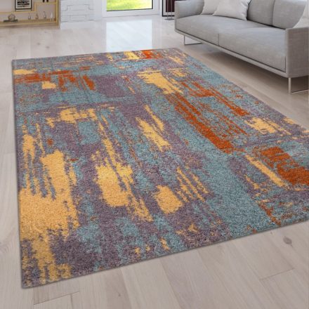 Színes shaggy szőnyeg absztrakt mintás design modern szőnyeg nappaliba 230x320 cm