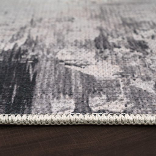 Modern nappali szonyeg - bezs, festett hatasu, absztrakt, 160x220 cm, Liv