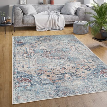 Színes klasszikus szőnyeg nappaliba keleti mintával vintage hatású 240x340 cm