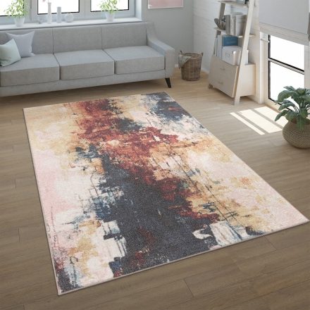 Absztrakt mintás modern szőnyeg nappaliba - színes szőnyeg 80x150 cm