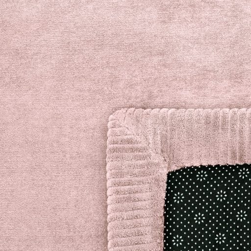 Babaszőnyeg, gyerekszőnyeg - egyszínű, csúszásmentes, puha, rózsaszín, 100x200 cm