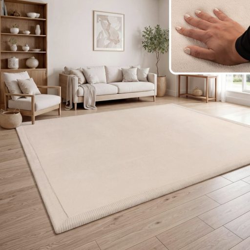 csuszasmentes krem gyerekszonyeg puha babaszonyeg 160x220 cm
