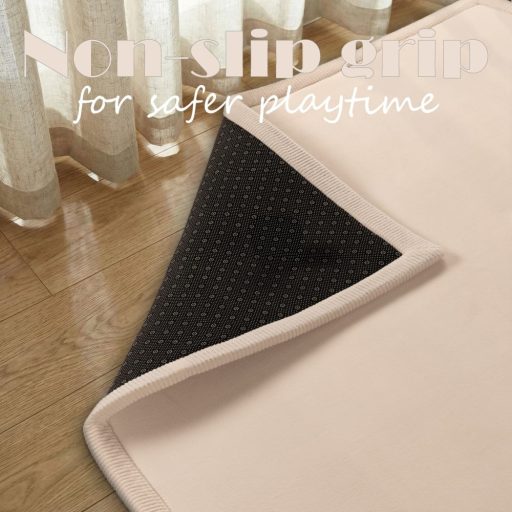 csuszasmentes krem gyerekszonyeg puha babaszonyeg 200x350 cm