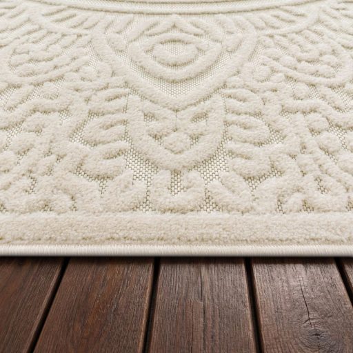 Mandala mintas skandinav 3D modern nappali szonyeg, krem 60x100 cm