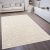 Skandináv 3D modern nagy szőnyeg nappaliba marokkói  krém 200x290 cm