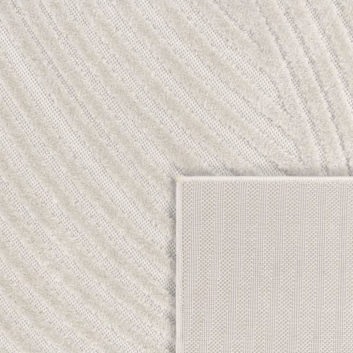 Modern szonyeg nappaliba - skandinav stilusu, 3D hatasu, absztrakt, krem, 80x150 cm