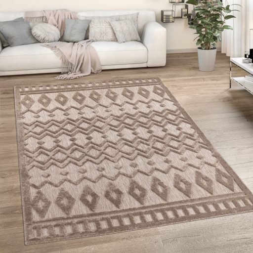 Skandinav modern szonyeg nappaliba bezs 120x160 cm