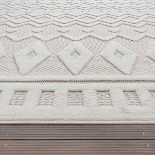 Skandinav modern szonyeg nappaliba krem 160 cm kerek