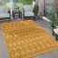 Skandinav modern szonyeg nappaliba sarga 120x160 cm