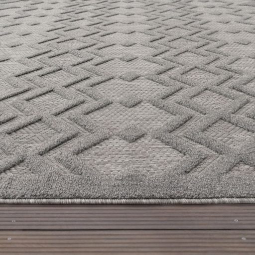 Skandinav modern szonyeg nappaliba szurke 160 cm kerek
