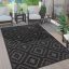 Skandinav 3D modern szonyeg nappaliba antracit 120 cm kerek