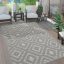 Skandinav 3D modern szonyeg nappaliba szurke 160 cm kerek