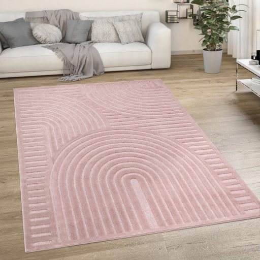 vizallo 3D pink szonyeg teraszra es erkelyre 80x250 cm
