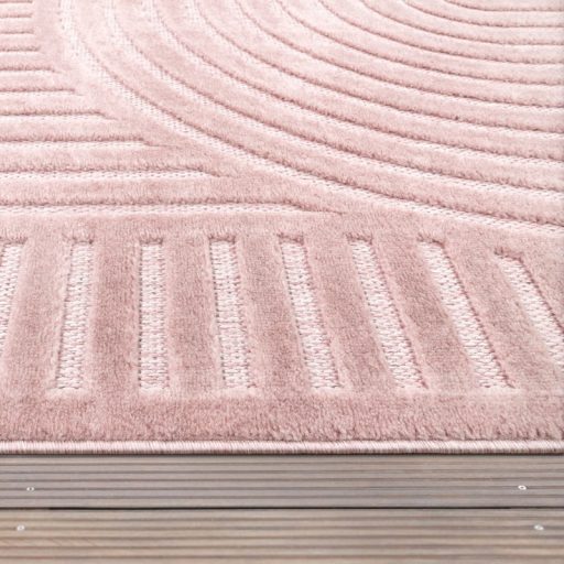 vizallo 3D pink szonyeg teraszra es erkelyre 120x160 cm