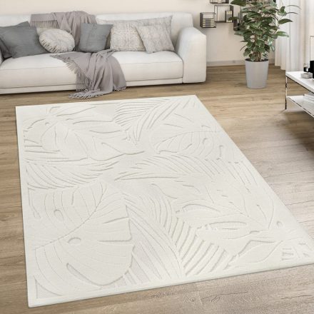 Nappali szőnyeg 3D skandináv szőnyeg - krém 140x200 cm