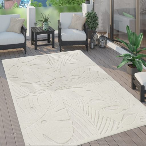 Nappali szonyeg 3D hatasu skandinav krem szonyeg 80x150 cm