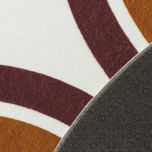 Kerek moshato gyerekszoba szonyeg, szines 100 cm kerek