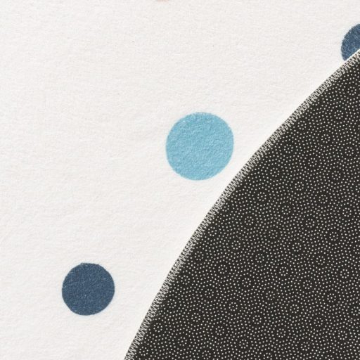 Kerek moshato gyerekszoba szonyeg, pottyos 100 cm kerek