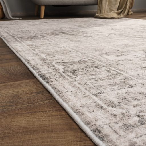 Nagyméretű nappali szőnyeg - csúszásmentes, keleti mintás, bézs színű, 240x340 cm