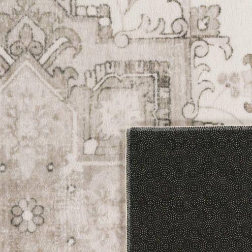 Szonyeg nappaliba - csuszasmentes, keleti mintas, vintage, bezs, 120x160 cm