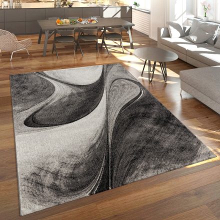 Modern absztrakt mintás designer szőnyeg - szürke 80x150 cm