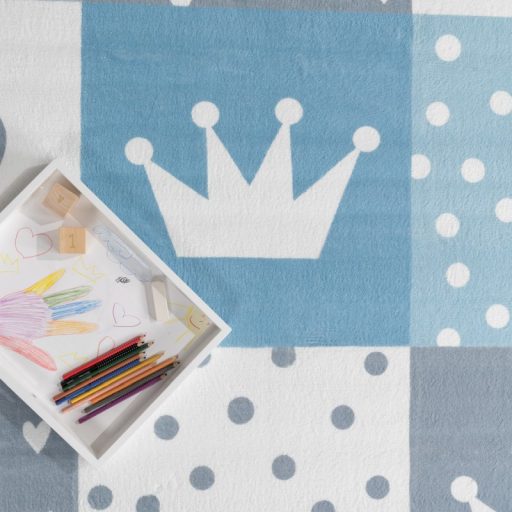 csuszasmentes kek kislany gyerekszonyeg 140x200 cm