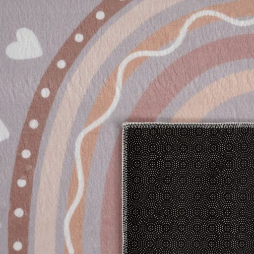 kislany szonyeg szurke-bezs szivarvany mintas csuszasmentes 240x340 cm