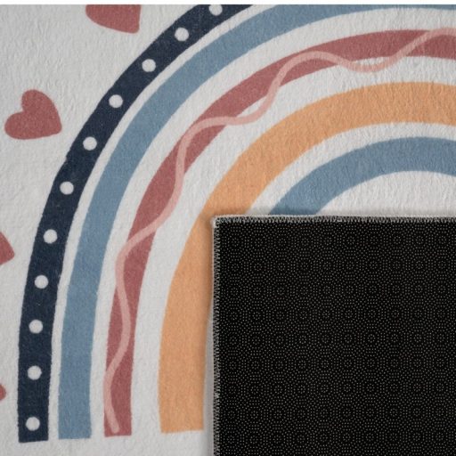 Liza gyerekszoba szőnyeg kislány- csúszásmentes, szivárvány, színes, 80x150 cm