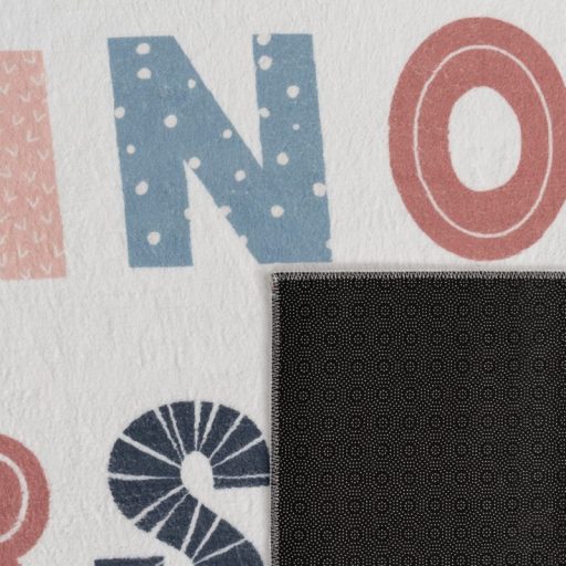 puha csuszasmentes gyerekszonyeg szines betu mintaval 140x200 cm