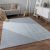 Geometria mintás szőnyeg nappaliba 3D hatású - szürke szőnyeg 160x220 cm
