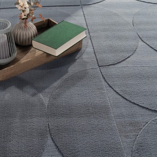 Skandinav nagymeretu nappali szonyeg 3D geometria - antracit szonyeg 240x340 cm