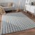 Shaggy szőnyeg nappaliba 3D hatású geometria mintás - szürke szőnyeg 200x280 cm