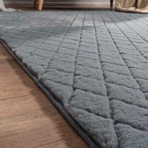 skandinav nagymeretu modern szonyeg puha tapintasu antracit 200x280 cm