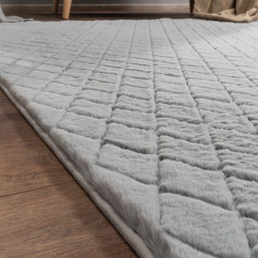 skandinav modern szonyeg puha tapintasu szurke 80x150 cm