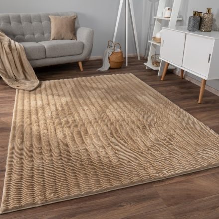 Skandináv stílusú modern szőnyeg nappaliba puha bézs szőnyeg 120x160 cm