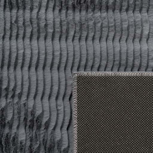 puha skandinav modern szonyeg nappaliba antracit 60x100 cm