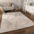 Bézs shaggy szőnyeg egyszínű skandináv szőnyeg nappaliba 160x220 cm