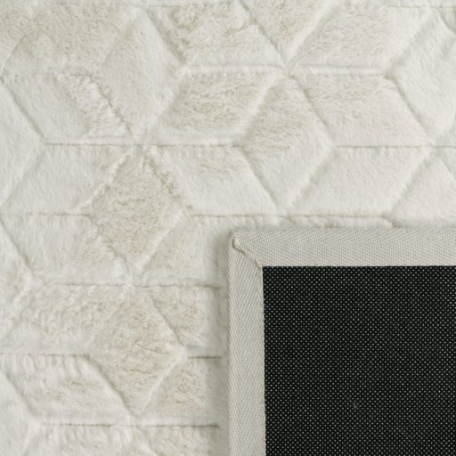 Krem skandinav stilusu shaggy nappali szonyeg 160x220 cm