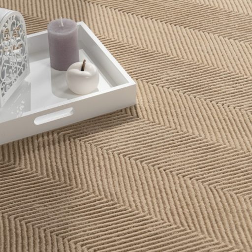 Modern szonyeg nappaliba - skandinav, csuszasmentes, bezs, 80x150 cm