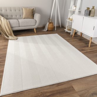 Modern szonyeg nappaliba - skandinav, csuszasmentes, krem, 80x150 cm
