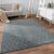 Skandináv stílusú modern szőnyeg nappaliba geometria mintás antracit 120x160 cm