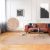 Skandináv szőnyeg nappaliba egyszínű - bézs szőnyeg 133x190 cm