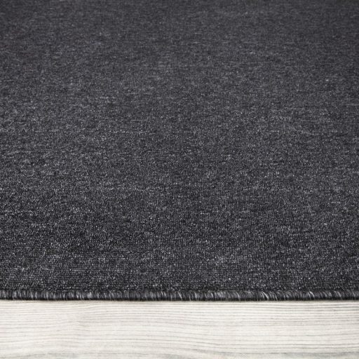 Szonyeg nappaliba - skandinav, egyszinu, rovid szalu, antracit 133x190 cm, Borisz