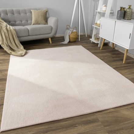 Skandináv szőnyeg modern szőnyeg nappaliba egyszínű bézs 160x220 cm
