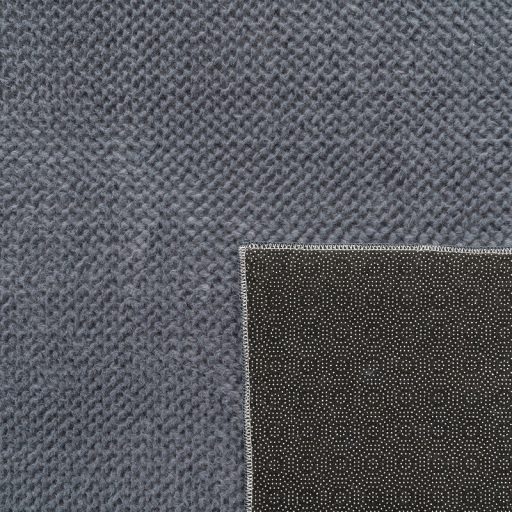 Modern nappali szonyeg - skandinav stilusu, egyszinu, antracit, 80x150 cm