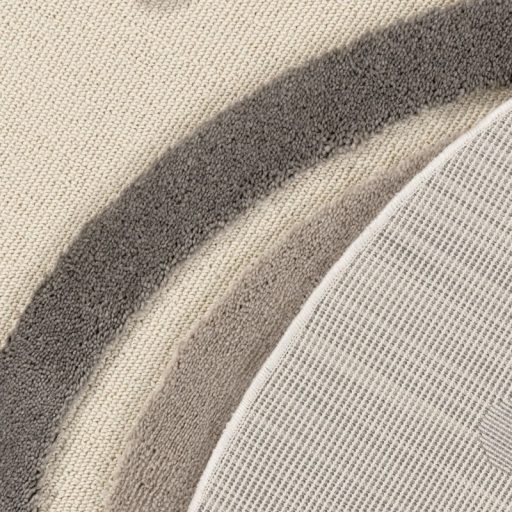 puha tapintasu krem szonyeg babaknak szivarvany 160 cm kerek