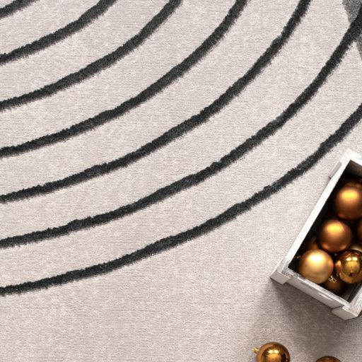 Nagymeretu modern szonyeg - szurke, skandinav, rovid szalu, 240x340 cm