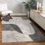 Nagymeretu modern szonyeg - szurke, skandinav, geometria, 240x340 cm