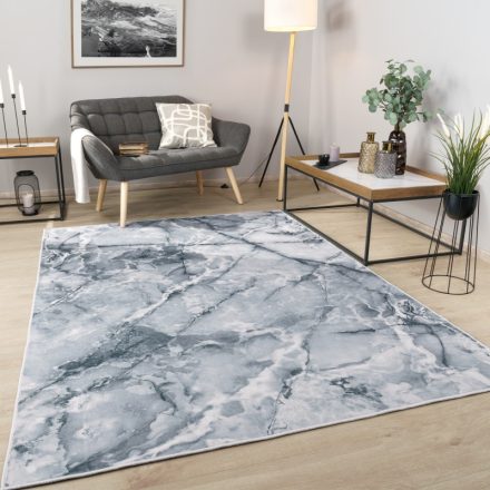 Szürke márvány mintás modern szőnyeg nappaliba 120x160 cm